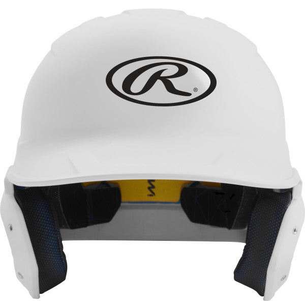Rawlings Mach Gloss Baseball Batting Helmet-Scarlet-Junior