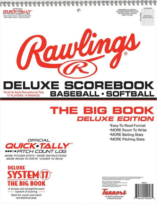 RAWLINGS SYSTEM-17 DELUXE SCOREBOOK