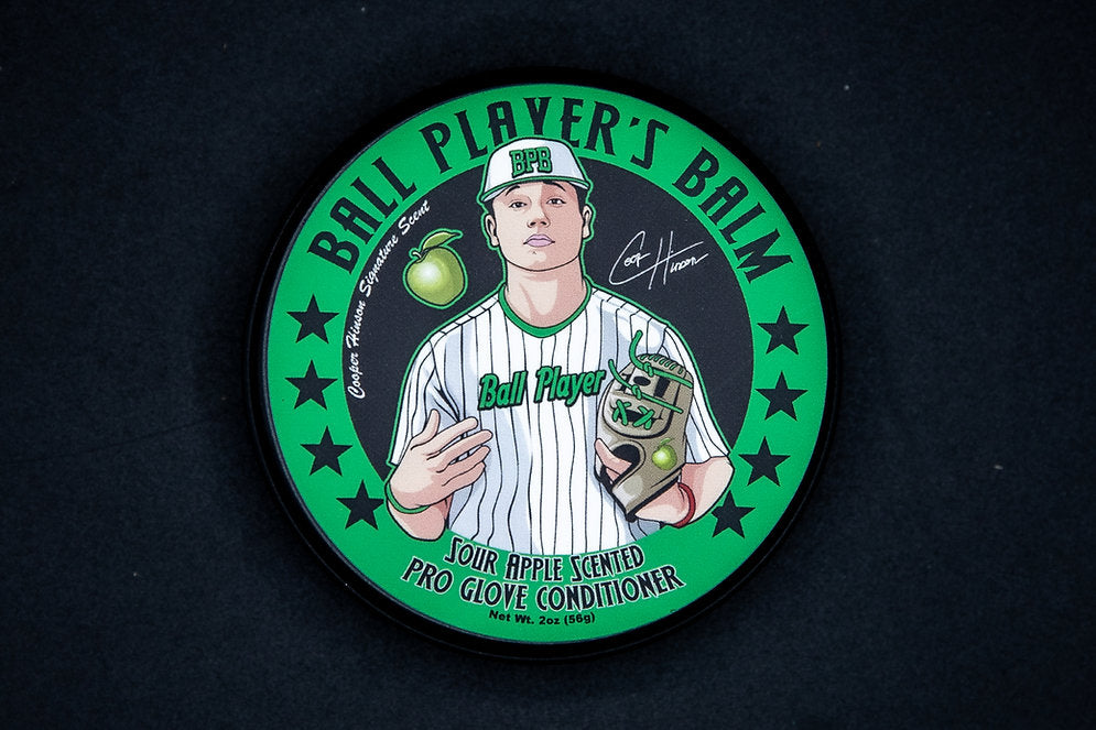 BALL PLAYER'S BALM SOUR APPLE PRO GLOVE CONDITIONER