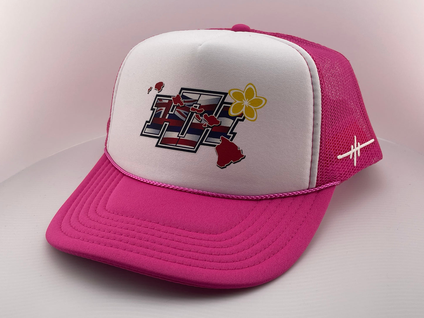 HH FLAG PLUMERIA TRUCKER