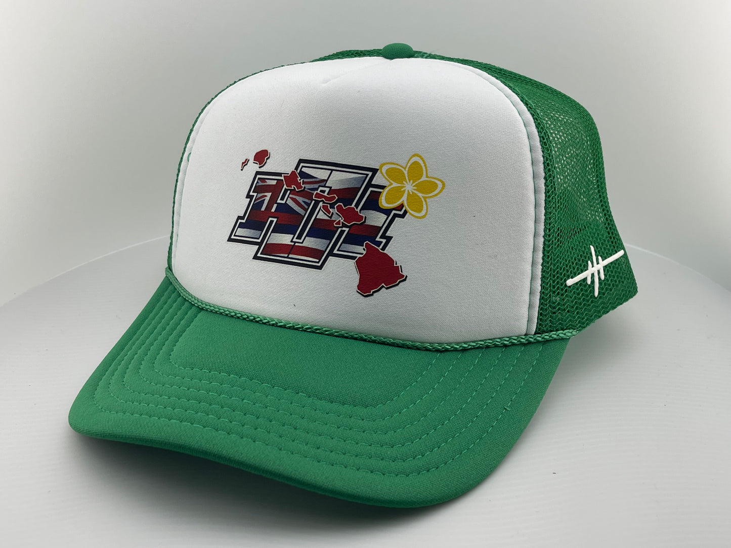 HH FLAG PLUMERIA TRUCKER