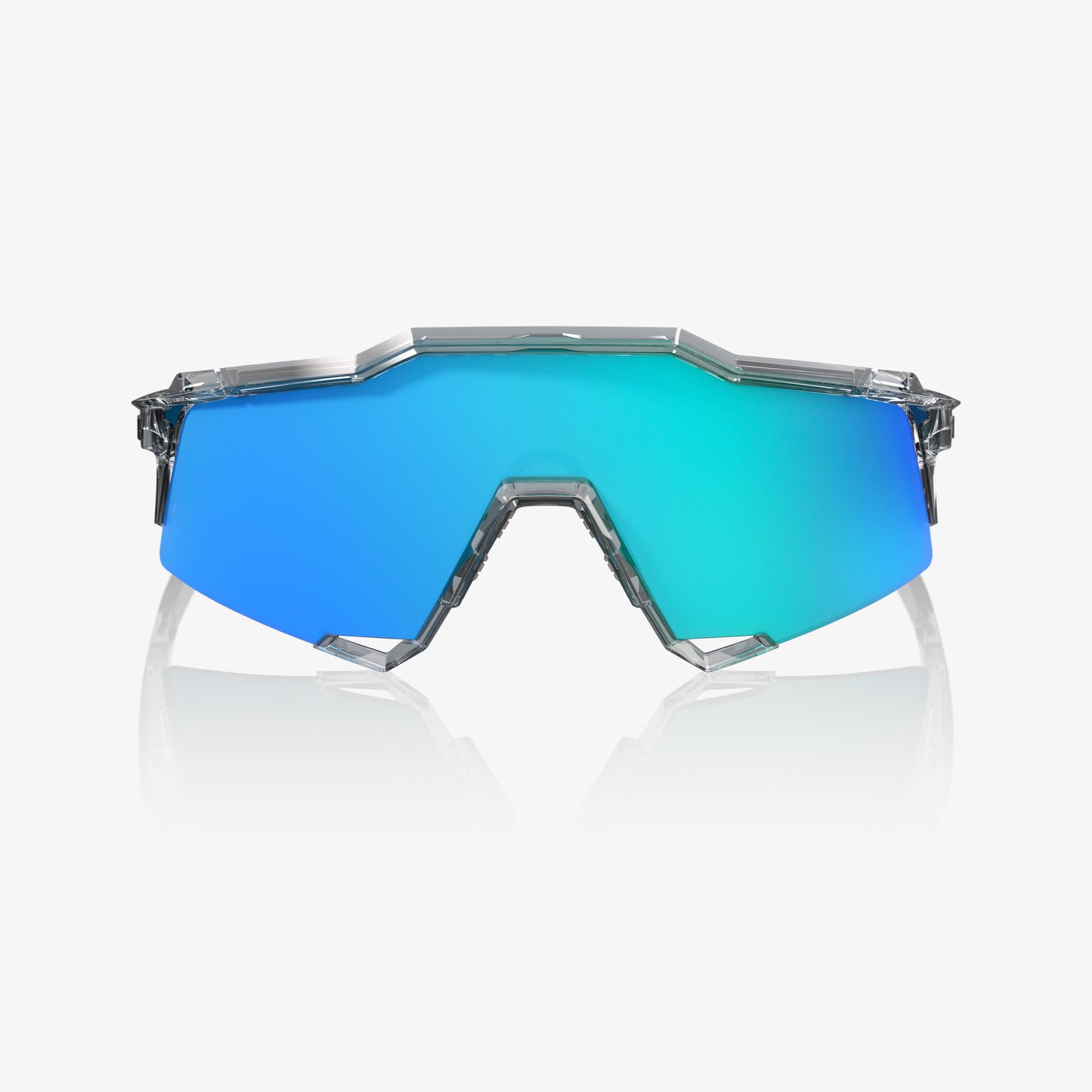 100% SPEEDCRAFT® TRANSLUCENT GREY BLUE TOPAZ MULTILAYER MIRROR LENS