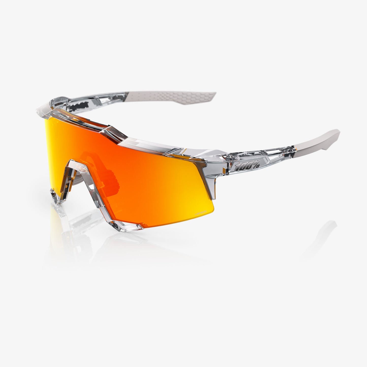 100% SPEEDCRAFT® TRANSLUCENT GREY HiPER® RED MULTILAYER MIRROR LENS