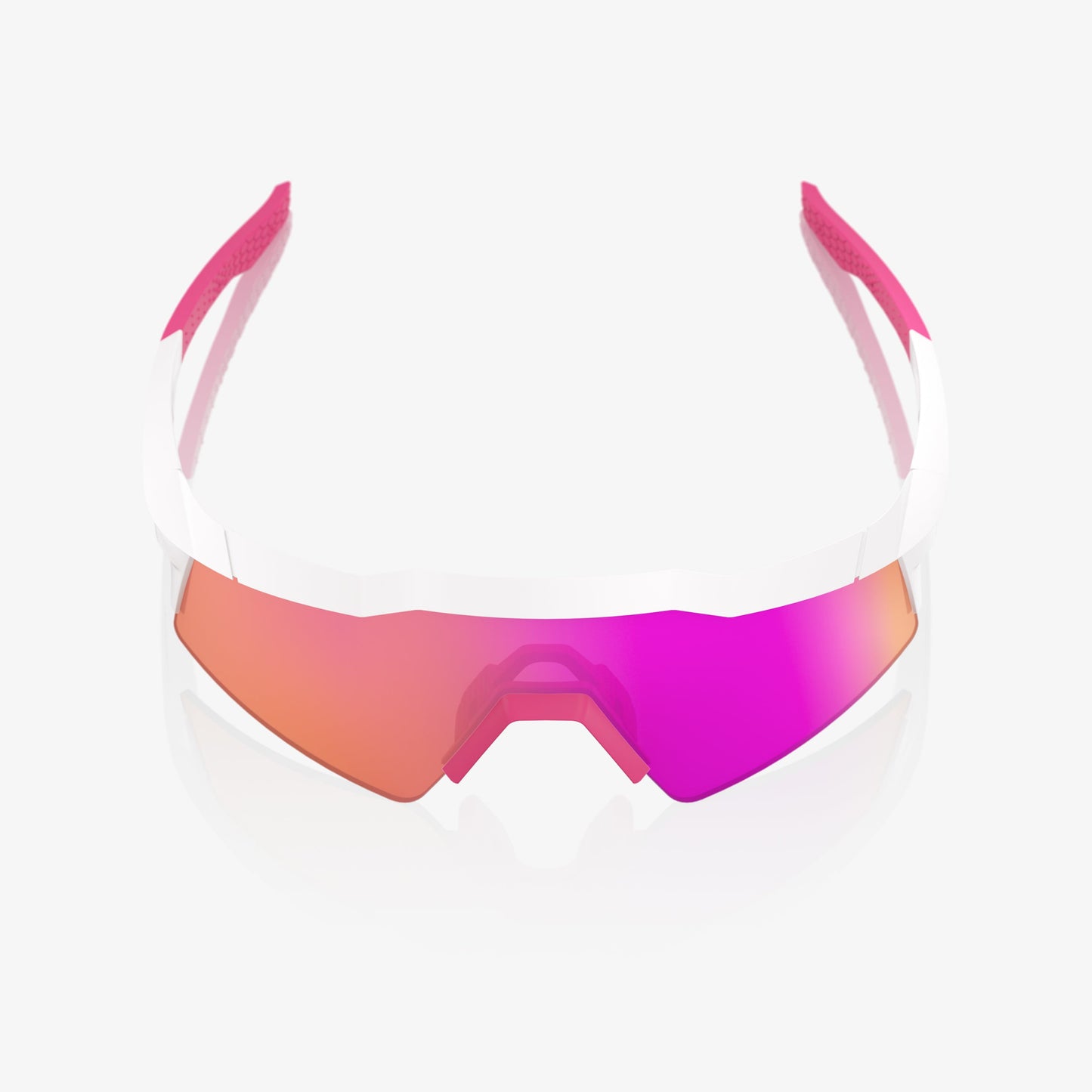 100% SPEEDCRAFT® SL MATTE WHITE/PINK HiPER® VITAL PINK MIRROR LENS