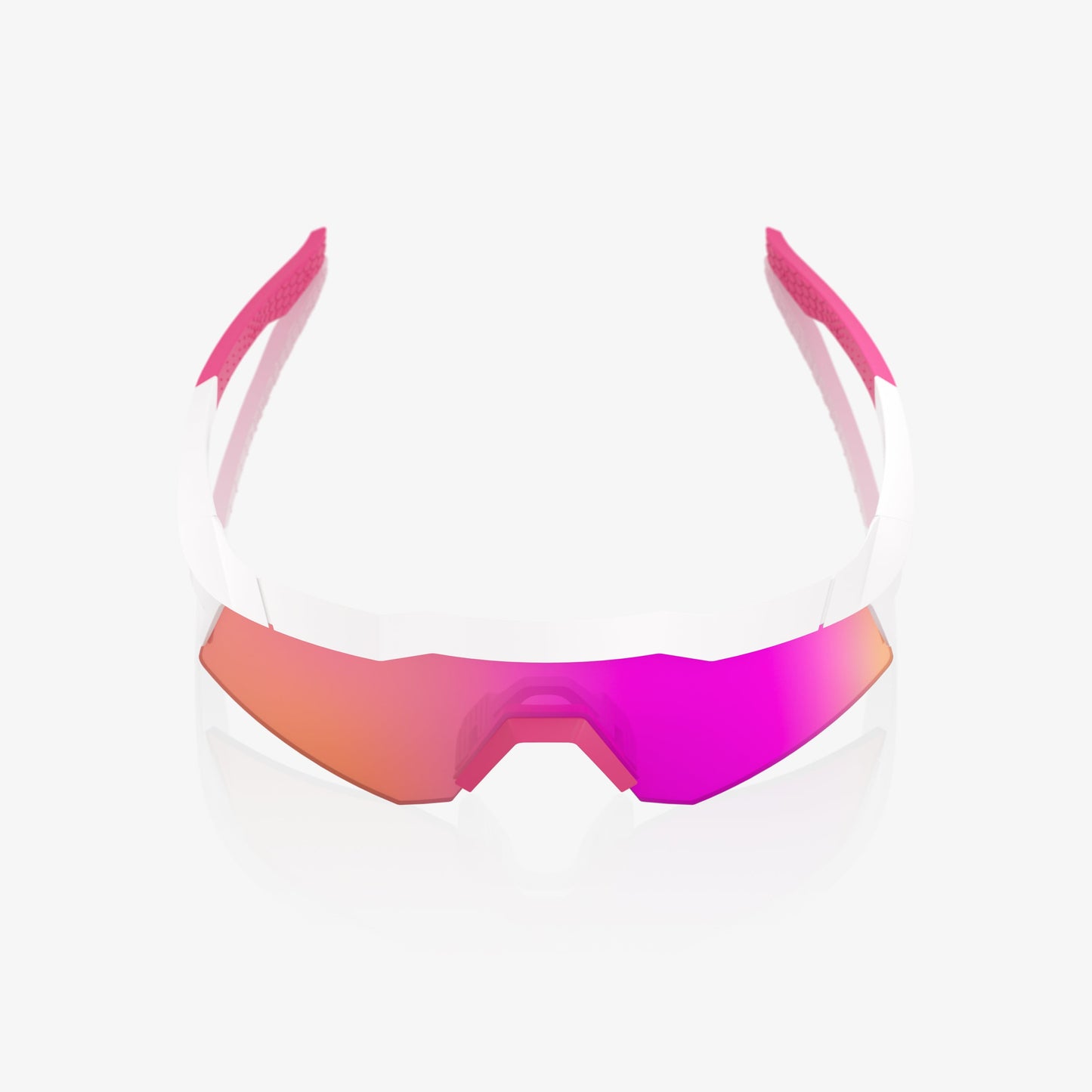 100% SPEEDCRAFT® XS MATTE WHITE/PINK HiPER® VITAL PINK MIRROR LENS