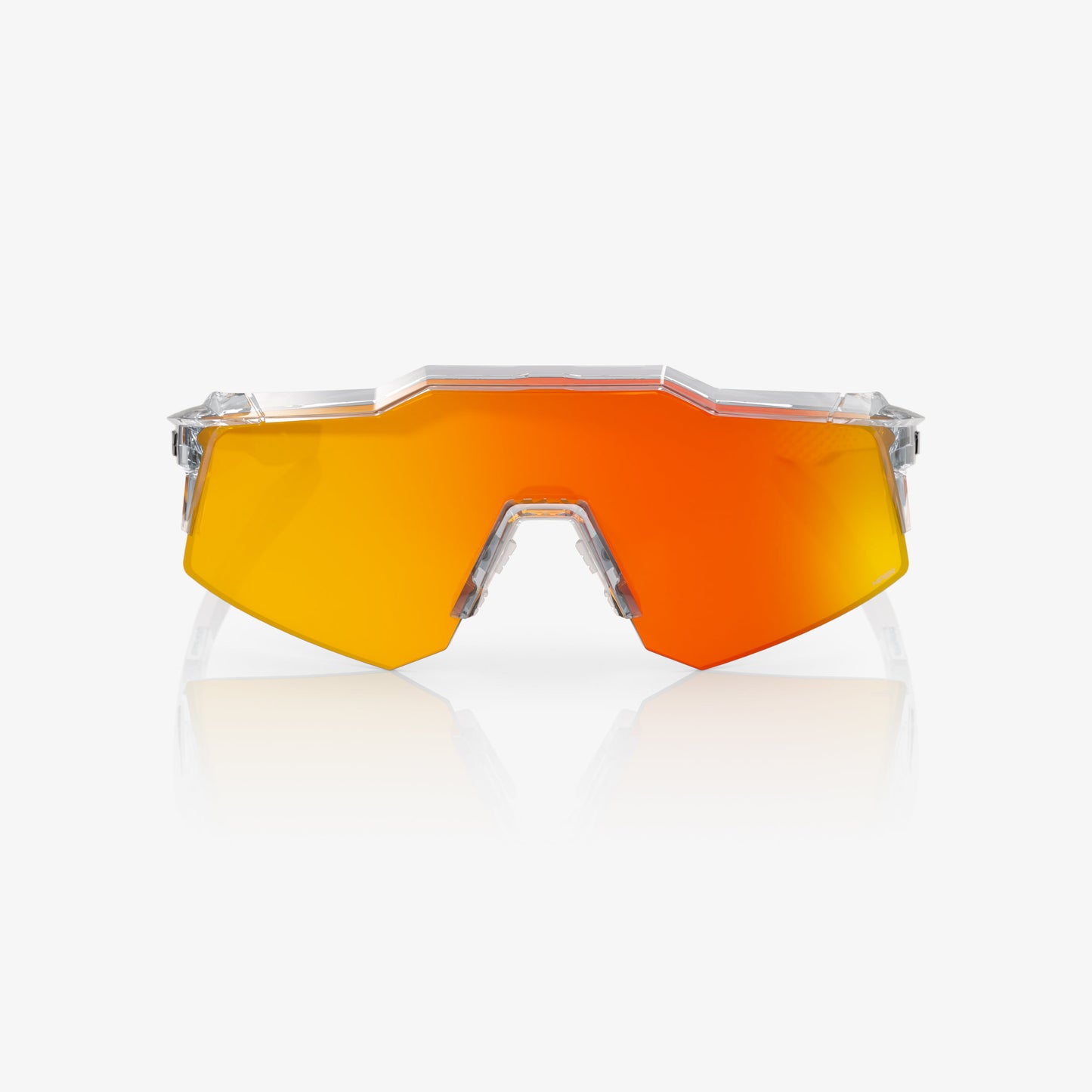 100% SPEEDCRAFT® XS POLISHED TRANSLUCENT CLEAR HiPER® RED MIRROR LENS