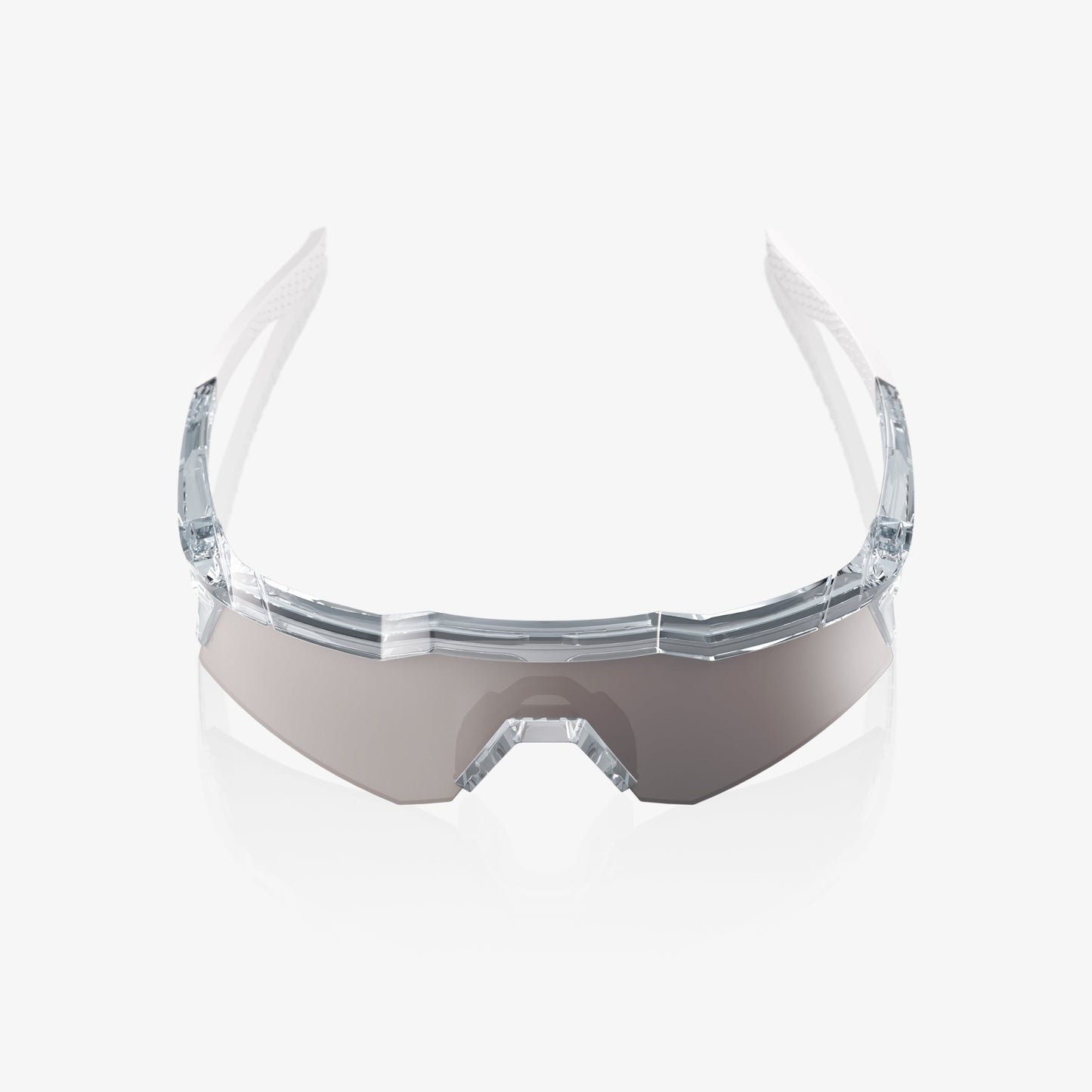 100% SPEEDCRAFT® XS POLISHED TRANSLUCENT CLEAR HiPER® SILVER MIRROR LENS