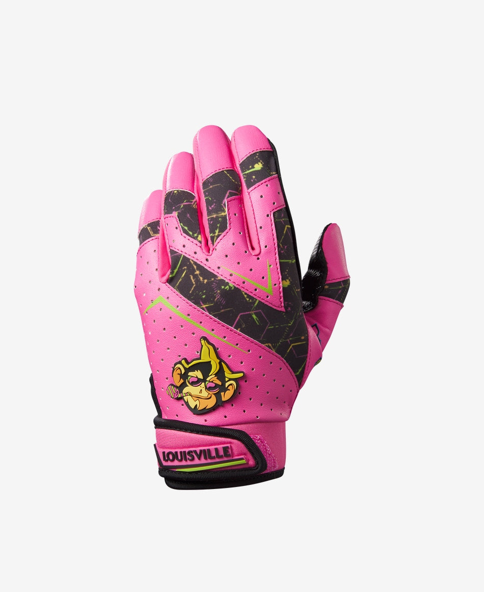 LOUISVILLE SLUGGER PARTY ANIMALS YOUTH GENUINE V2 BATTING GLOVES