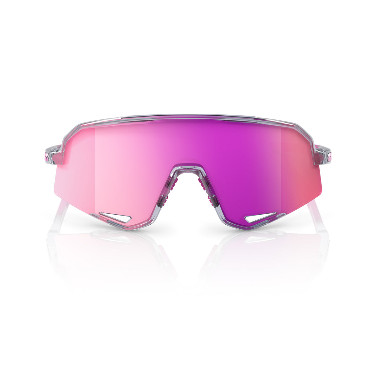 100% SLENDALE TRANSLUCENT GREY PURPLE MIRROR LENS