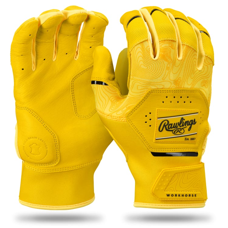 RAWLINGS ADULT WORKHORSE BASEBALL BATTING GLOVES