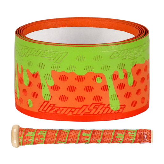 LIZARD SKINS DSP ULTRA OUTBURST BAT GRIP -ORANGE SLIME