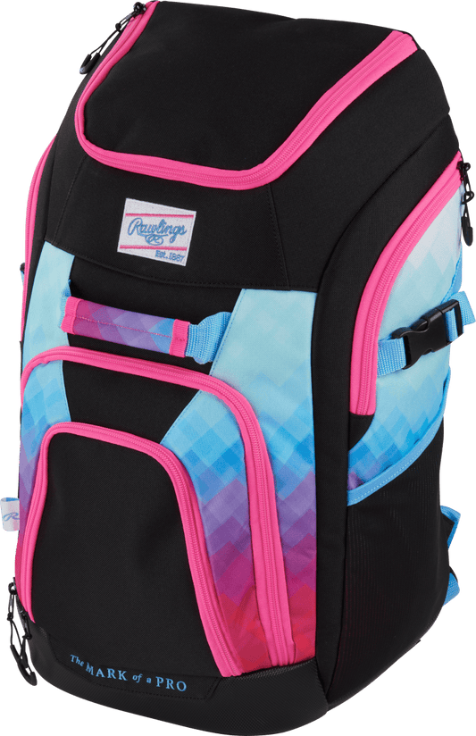 RAWLNGS FRANCHISE 2 PLAYER'S BASEBALL BACKPACK