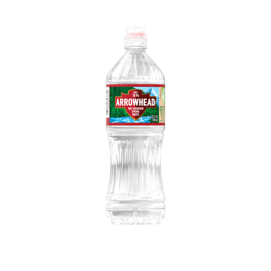 ARROWHEAD 100% MOUNTAIN SPRING WATER, 23.7oz SPORTS CAP BOTTLE