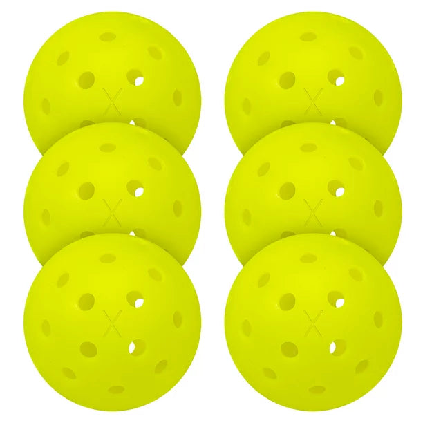 FRANKLIN PICKLEBALLS - X-40 OUTDOOR - 6 PACK