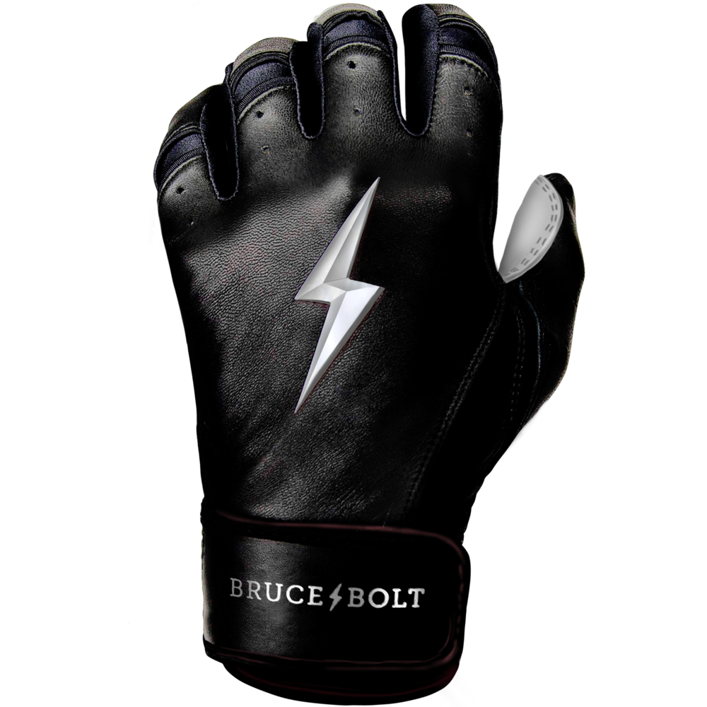 BRUCE BOLT YOUTH CHROME SERIES SHORT CUFF BATTING GLOVES