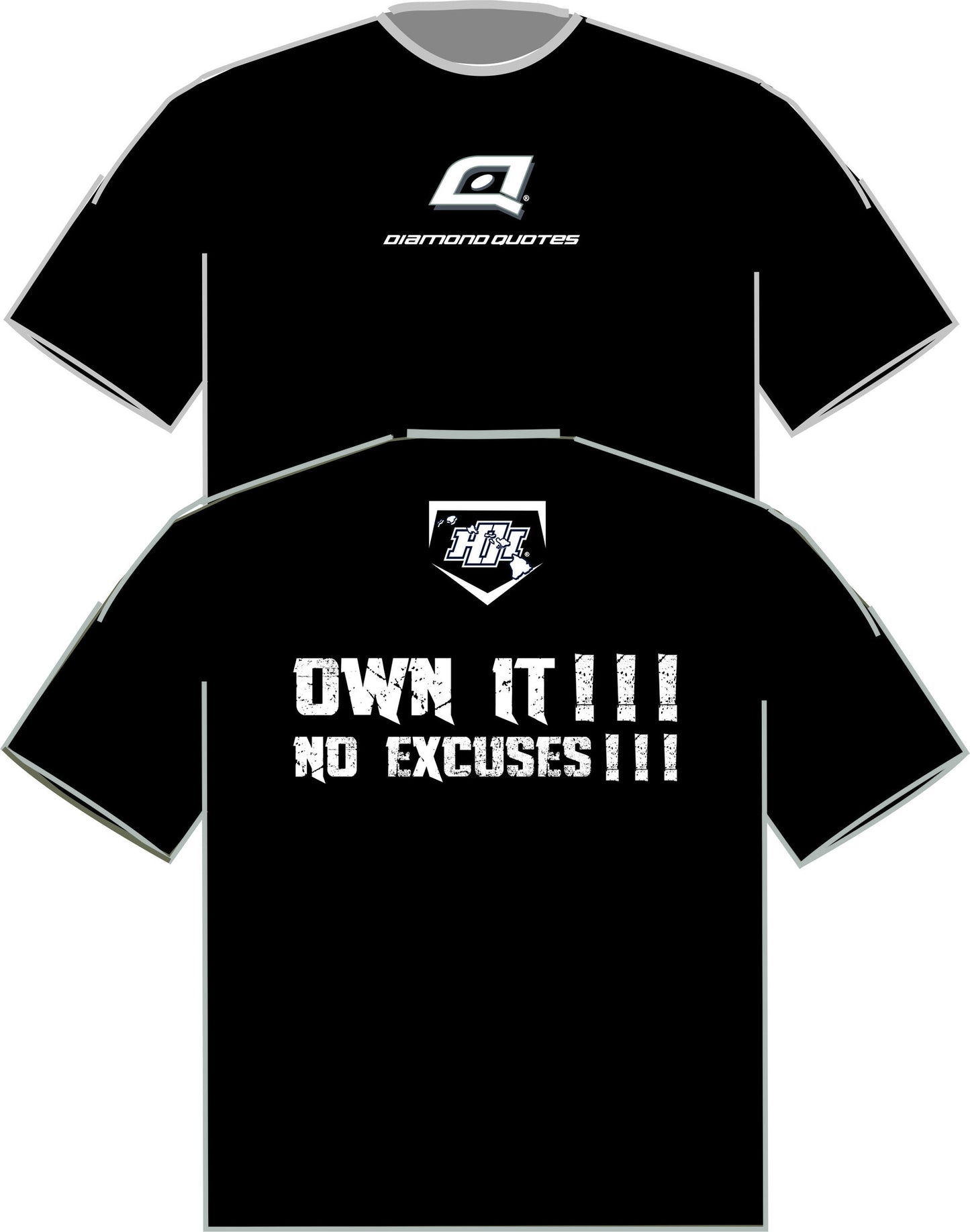 Diamond Quotes 'OWN IT!!!' T-Shirt