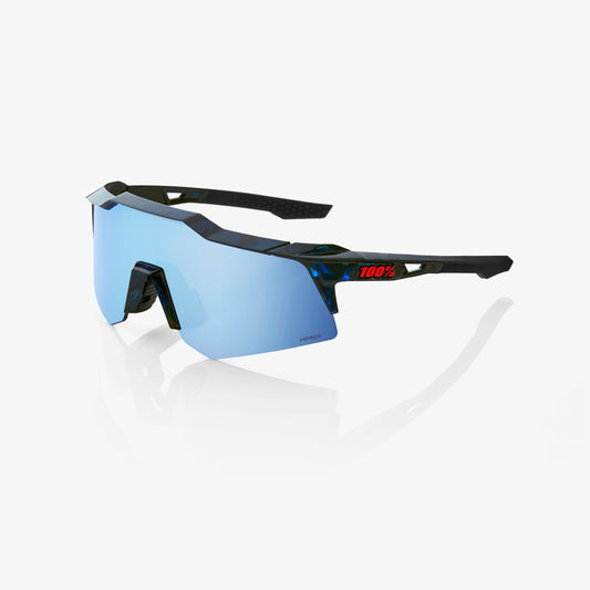 100% SPEEDCRAFT® XS BLACK HOLOGRAPHIC HiPER® BLUE MULTILAYER MIRROR LENS