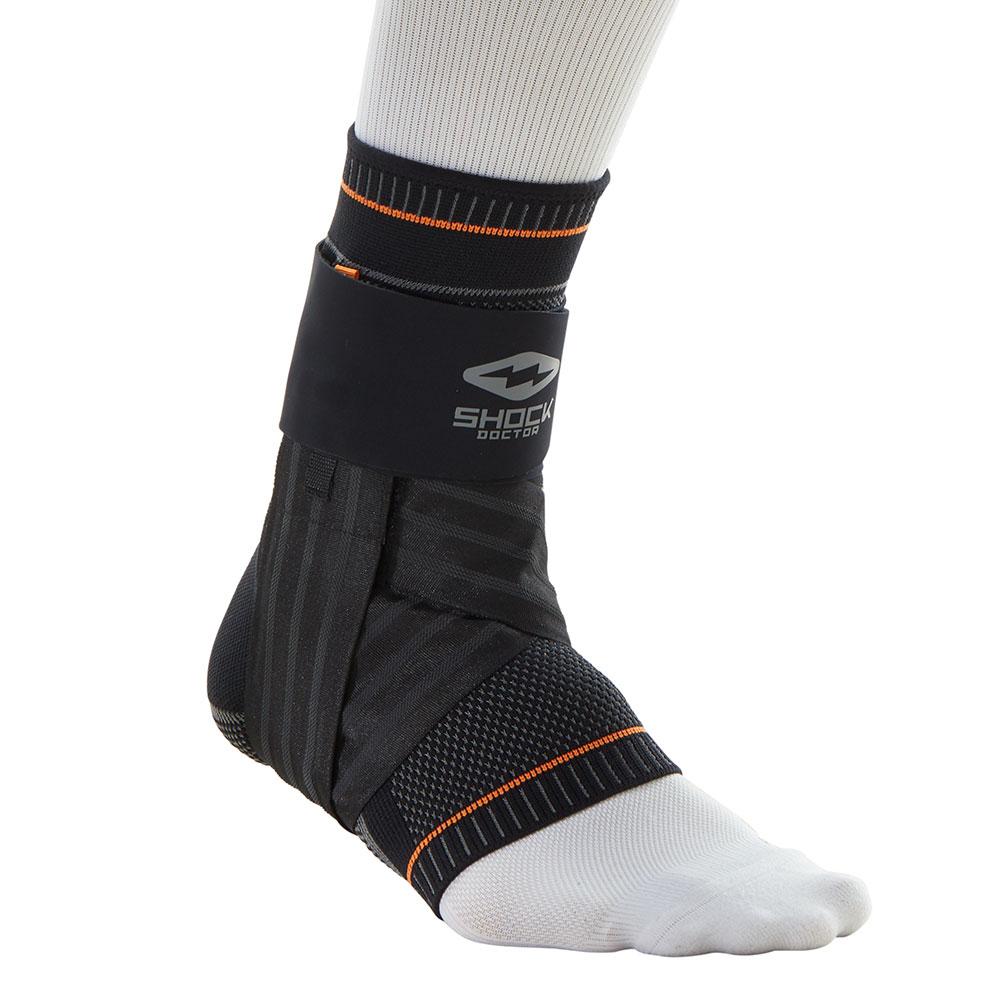 SHOCK DOCTOR ULTRA KNIT ANKLE BRACE W/ FIGURE 6 STRAP & STAYS