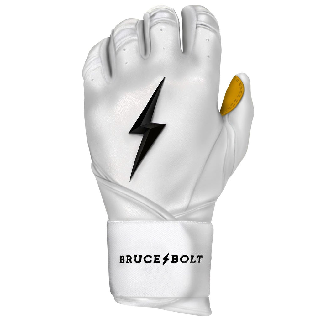 NEW Bruce Bolt Premium Pro Phillips Series Long Cuff Batting Gloves Yth  MEDIUM.