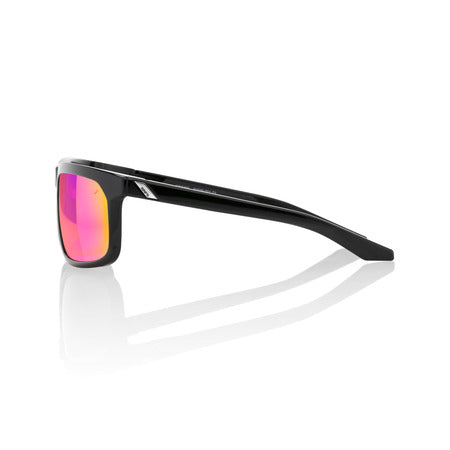 100% HAKAN POLISHED BLACK PURPLE MULTILAYER MIRROR LENS