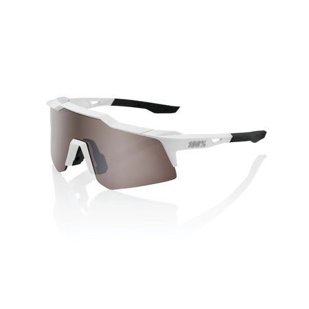 100% SPEEDCRAFT® XS MATTE WHITE HiPER® SILVER MIRROR LENS + CLEAR LENS INCLUDED