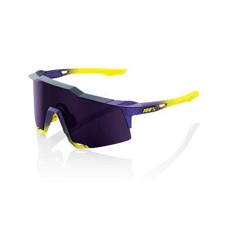 100% SPEEDCRAFT® - MATTE METALLIC DIGITAL BRIGHTS - DARK PURPLE LENS + CLEAR LENS INCLUDED