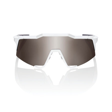 100% SPEEDCRAFT® MATTE WHITE HiPER® SILVER MIRROR LENS + CLEAR LENS INCLUDED