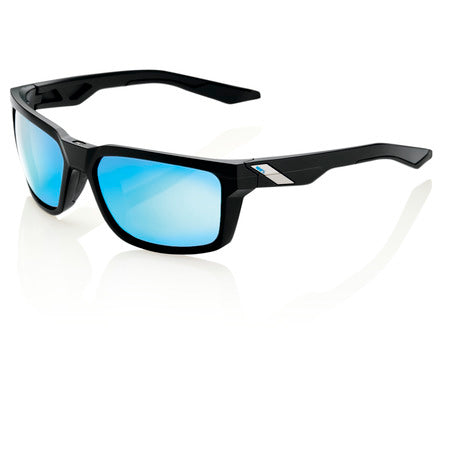 100% DAZE MATTE BLACK HiPER® BLUE MULTILAYER MIRROR LENS