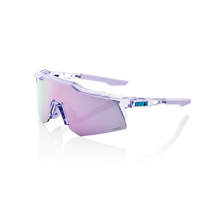 100% SPEEDCRAFT® XS POLISHED TRANSLUCENT LAVENDER HiPER® LAVENDER MIRROR LENS + CLEAR LENS INCLUDED