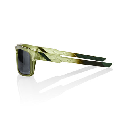 100% TYPE-S MATTE TRANSLUCENT OLIVE SLATE BLACK MIRROR LENS