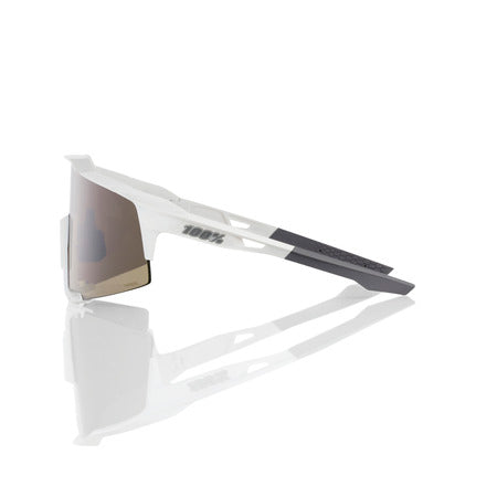 100% SPEEDCRAFT® MATTE WHITE HiPER® SILVER MIRROR LENS + CLEAR LENS INCLUDED