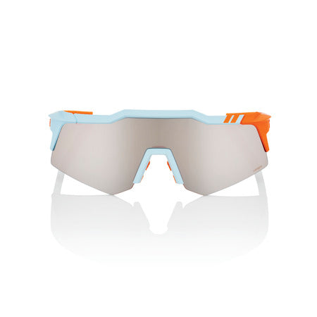 100% SPEEDCRAFT® XS SOFT TACT TWO TONE HiPER® SILVER MIRROR LENS + CLEAR LENS INCLUDED