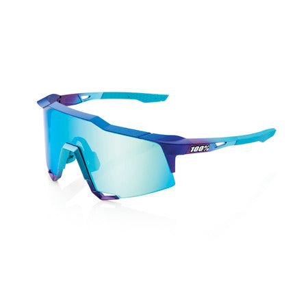 100% SPEEDCRAFT® MATTE METALLIC INTO THE FADE BLUE TOPAZ MULTILAYER MIRROR LENS + CLEAR LENS INCLUDED