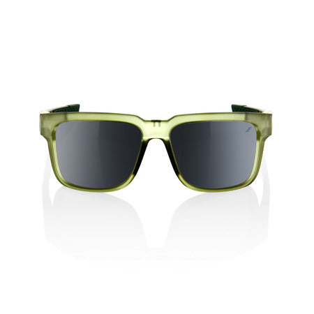 100% TYPE-S MATTE TRANSLUCENT OLIVE SLATE BLACK MIRROR LENS