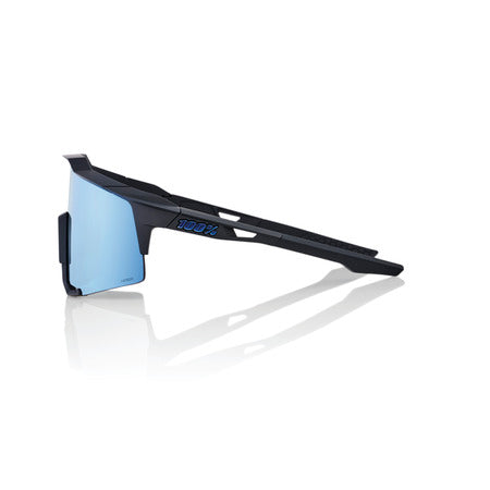 100% SPEEDCRAFT® MATTE BLACK - HiPER® BLUE MULTILAYER MIRROR LENS + CLEAR LENS INCLUDED